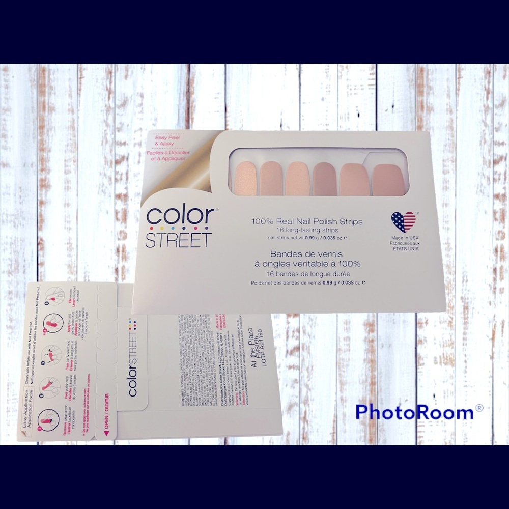 Color Street Nail Polish Strips At the Plaza Rose Gold NIP
